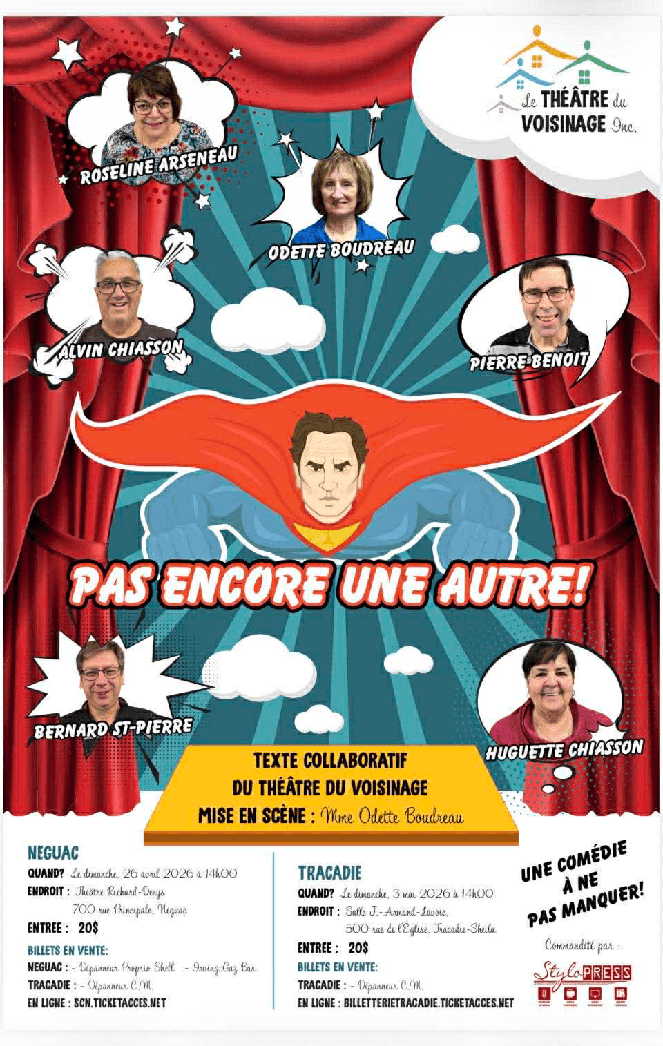 Le Théâtre du Voisinage présente « Pas encore une autre! »