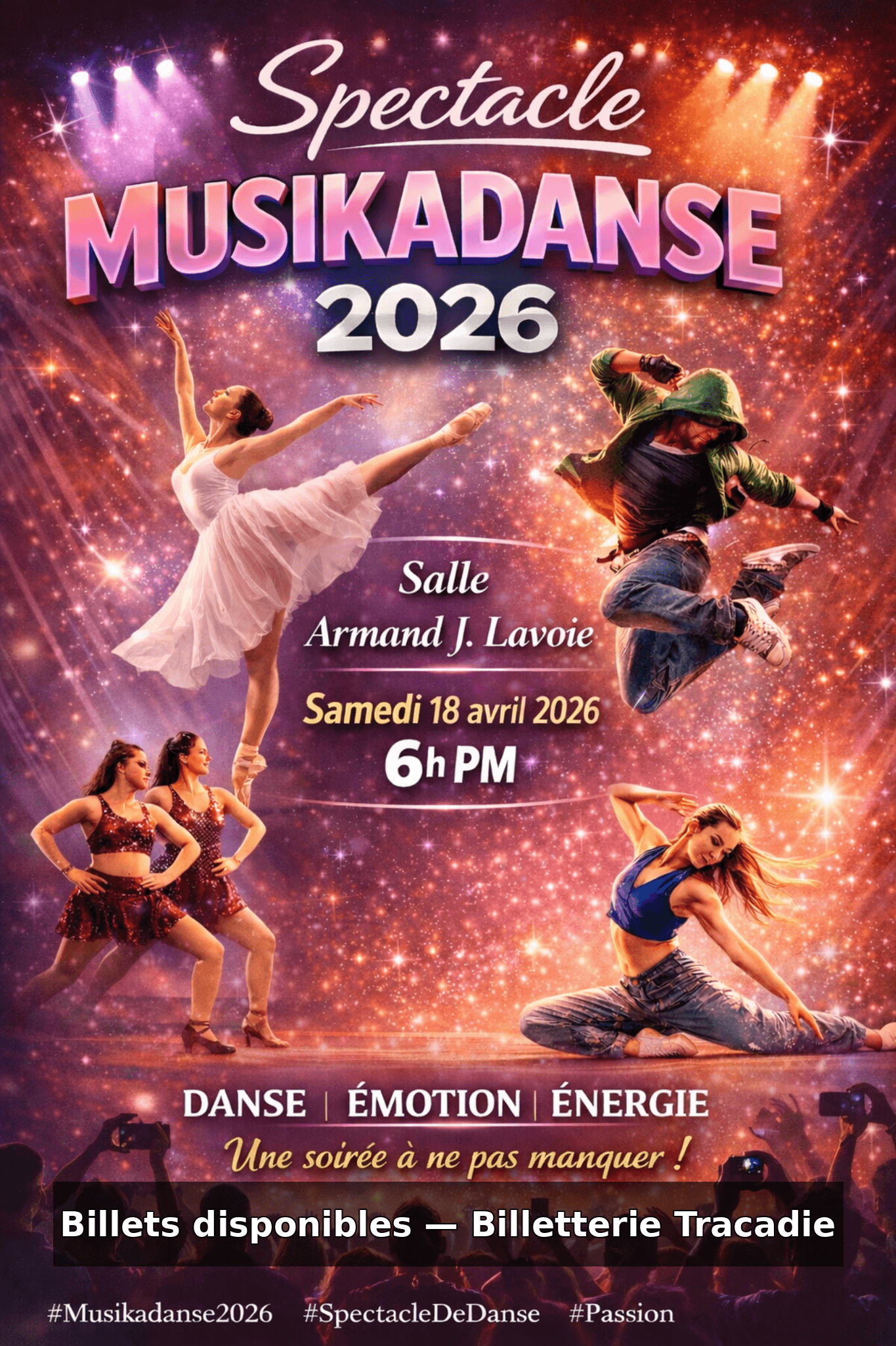 Musikadanse en spectacle   » Danse – Émotion – Énergie »